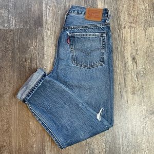 Levi’s White Oak Cone Denim 501s Jeans